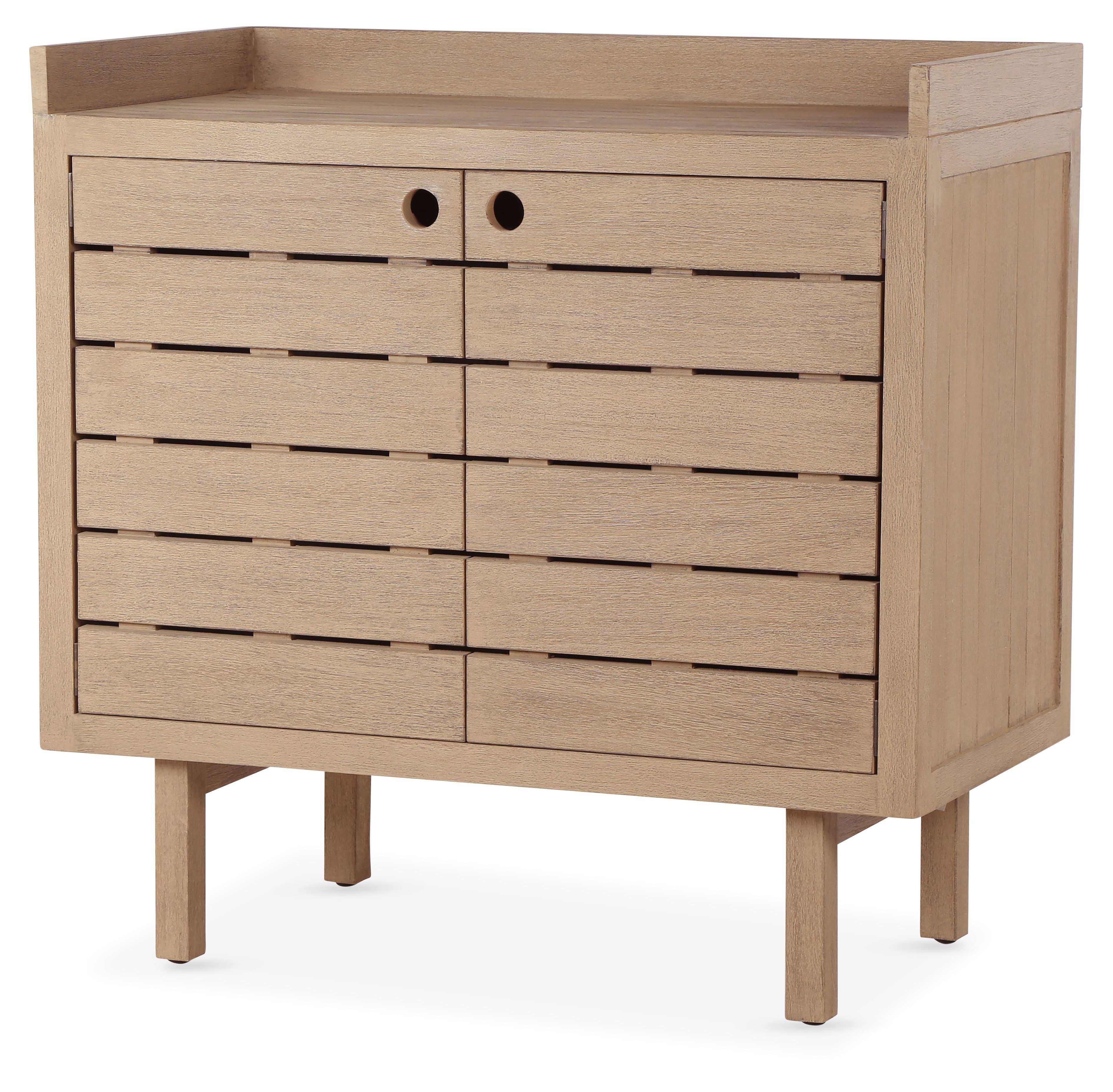 Nina Outdoor Sideboard, Washed Brown