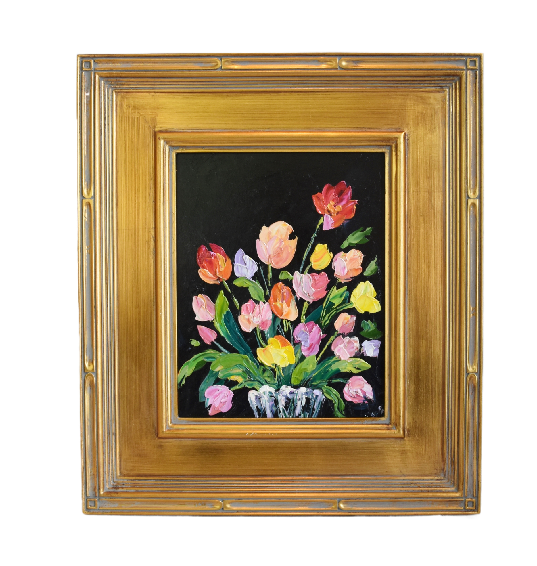 French Bouquet of Flowers Oil Painting~P77689456