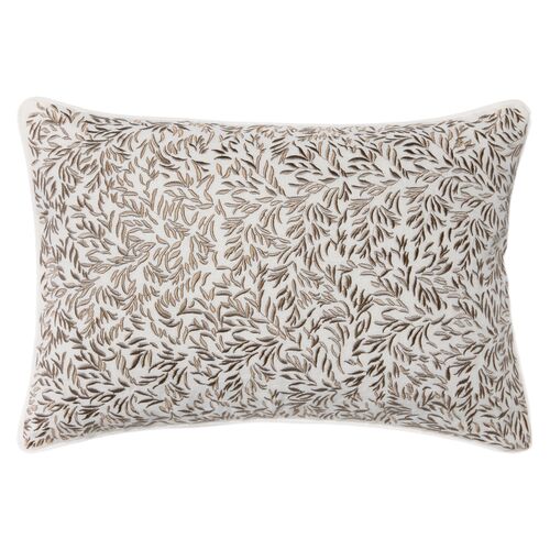 SFERRA x Scalamandré Pondicherry Decorative Pillow, 12" x 18"