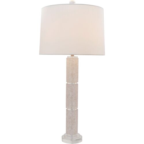 Madison Quartz Table Lamp, White~P77650489