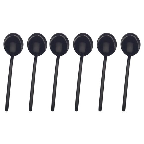 S/6 Due Coffee Spoons, Black~P62751469