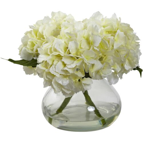 Blooming Hydrangea with Vase~P111113171