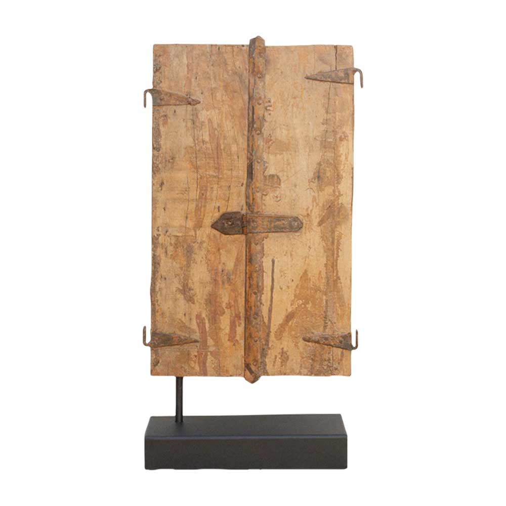 19th Century Rustic Wood & Iron Window~P77704893