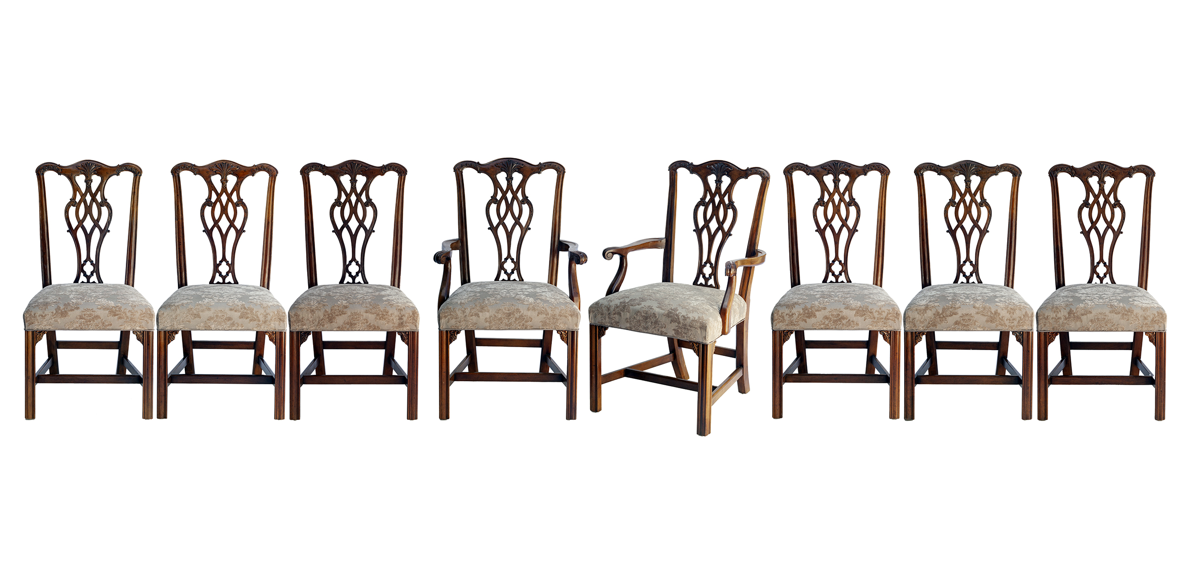 Chippendale Dining Chairs; set of 8~P77720970