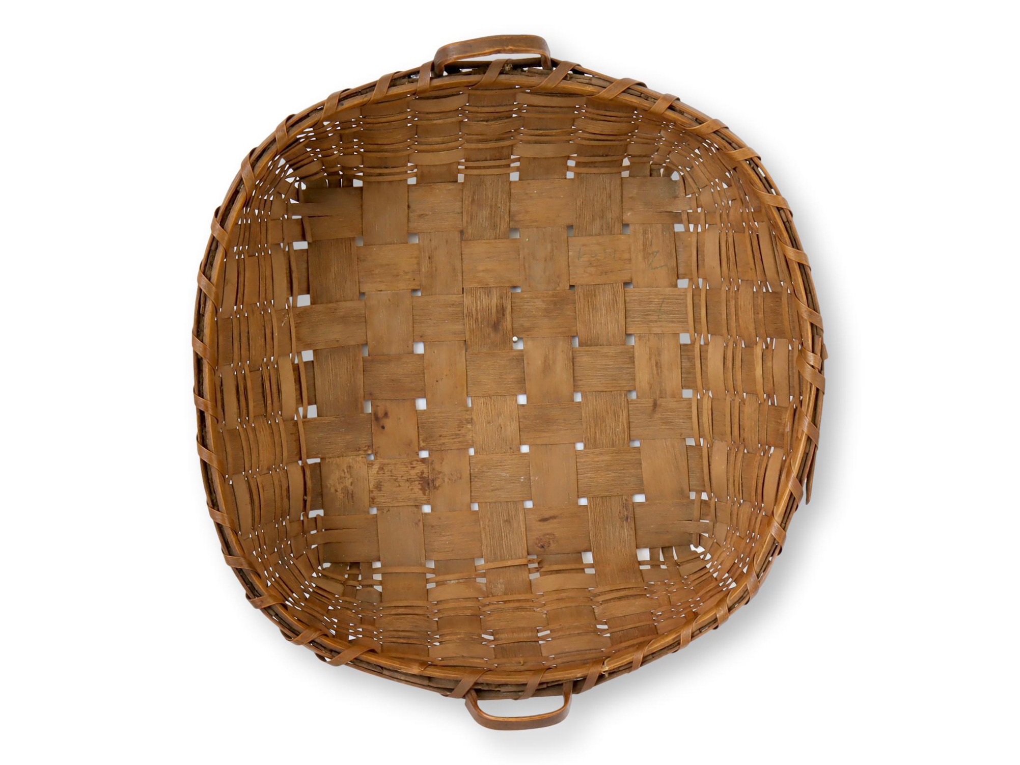 New England Indigenous Hand-Made Basket~P77677159