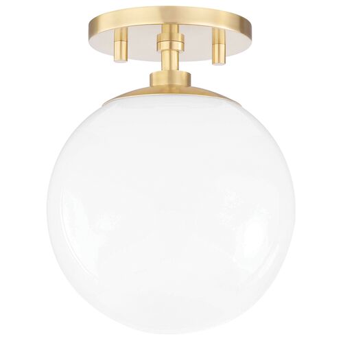 Marlowe Steel Semi Flush Marlowe Steel Semi Flush