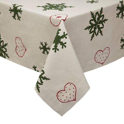 Noelle Tablecloth, Beige Noelle Tablecloth, Beige