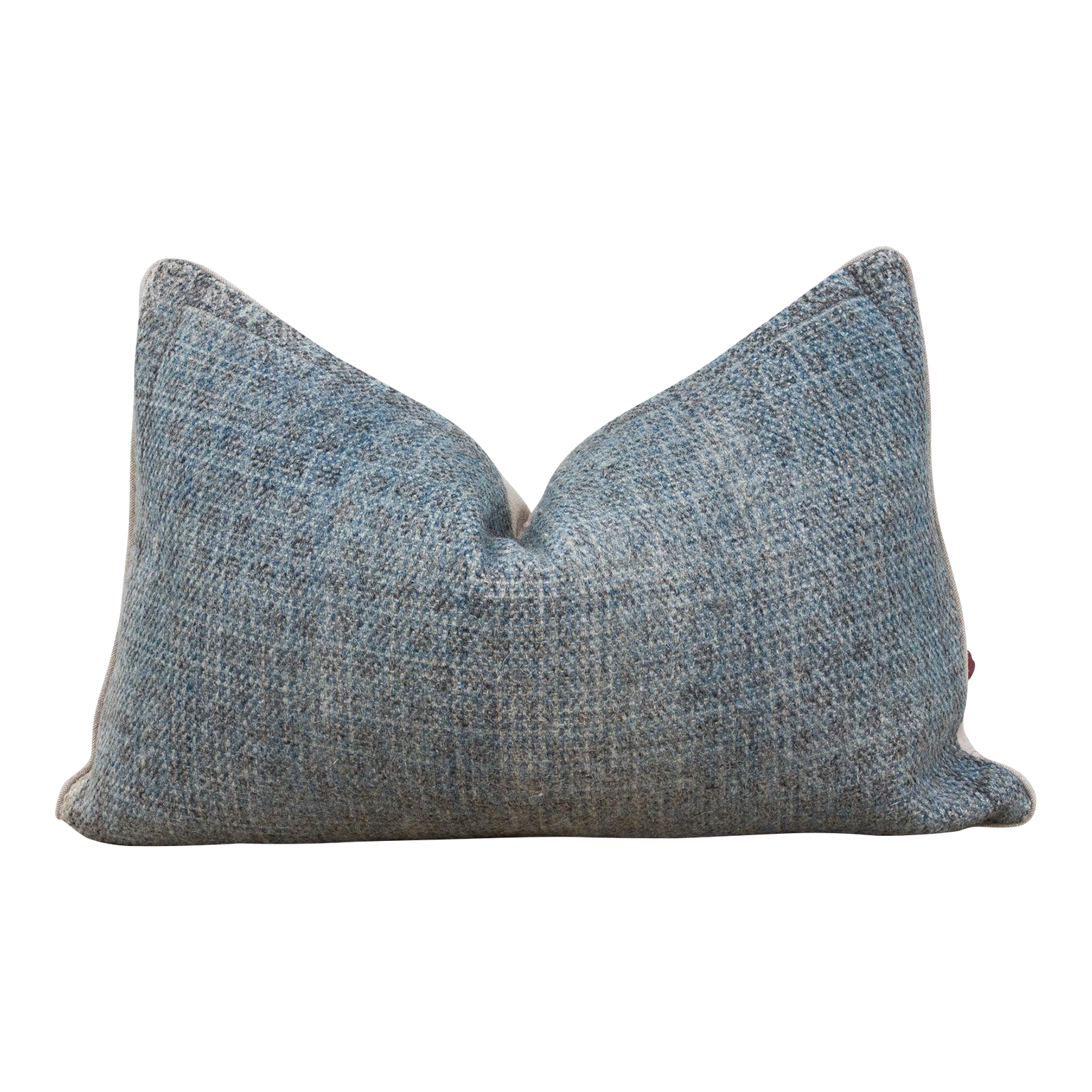Dusk Blue Indian Dhurrie Pillow~P77658006
