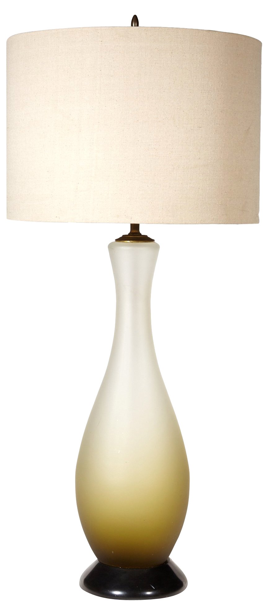 1960s Italian Frosted Glass Table Lamp~P77295305