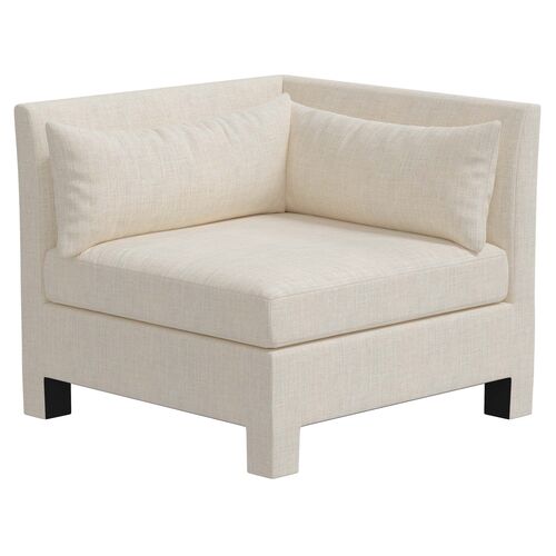 Bryn Linen Upholstered Corner Chair~P77649250