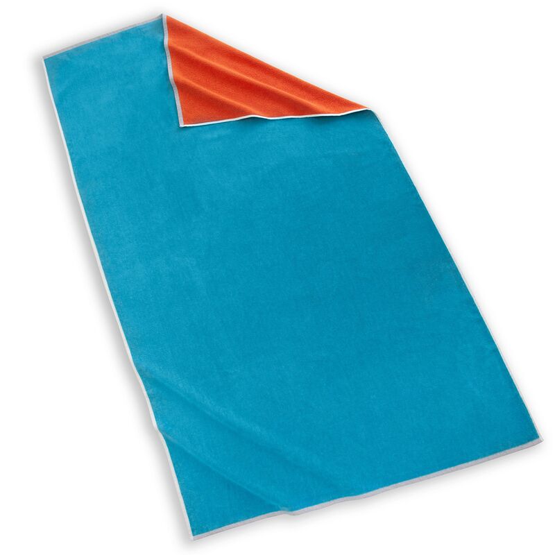 Maui Beach Towel, Orange/Blue
