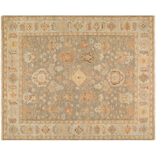 Provence Handmade Rug, Taupe/Slate Gray Provence Handmade Rug, Taupe/Slate Gray