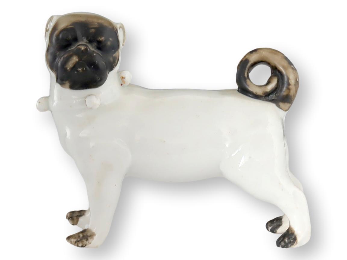 Antique German Porcealin Pug~P77705516