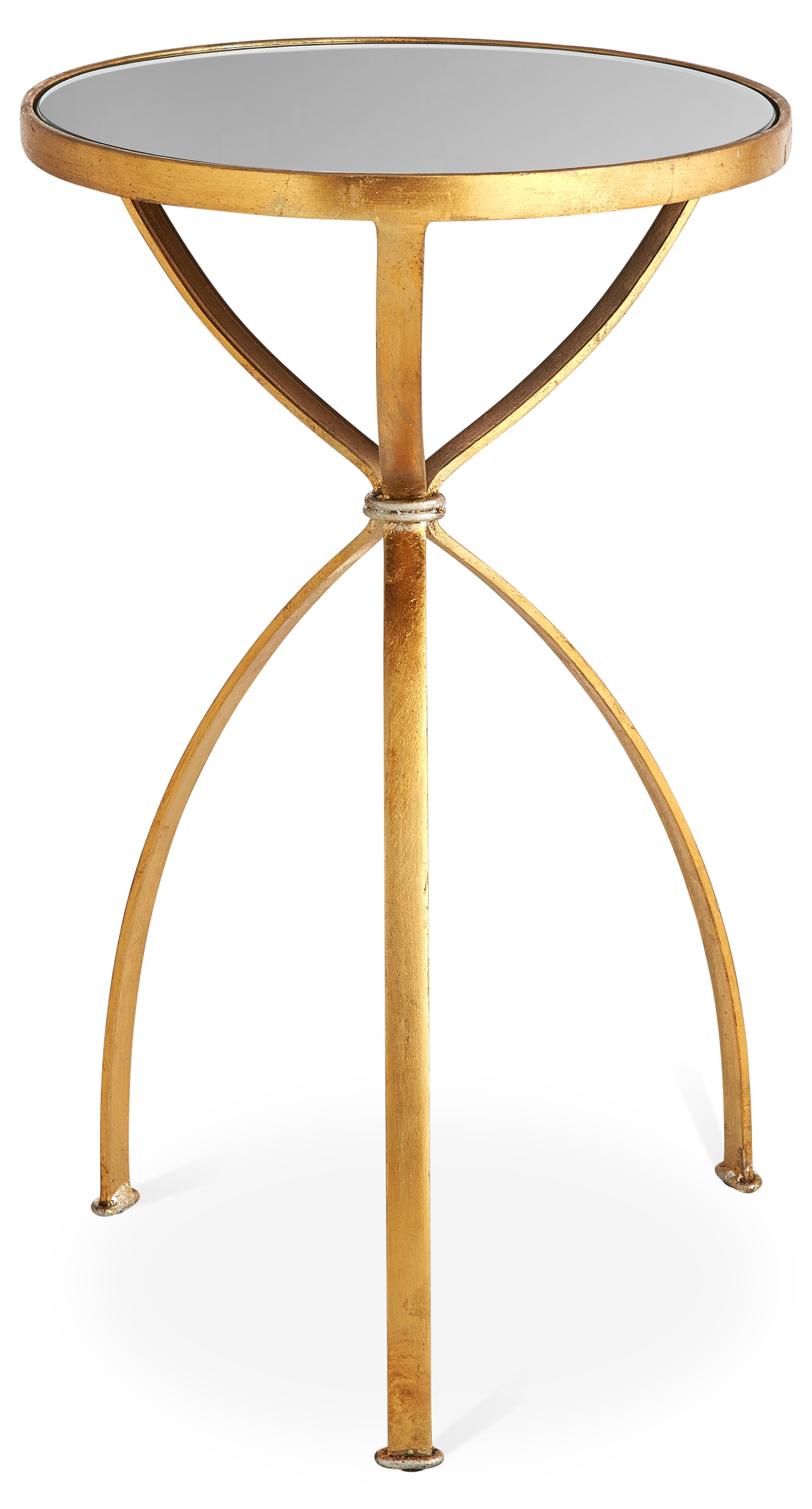 London Mirrored Side Table, Gold One Kings Lane