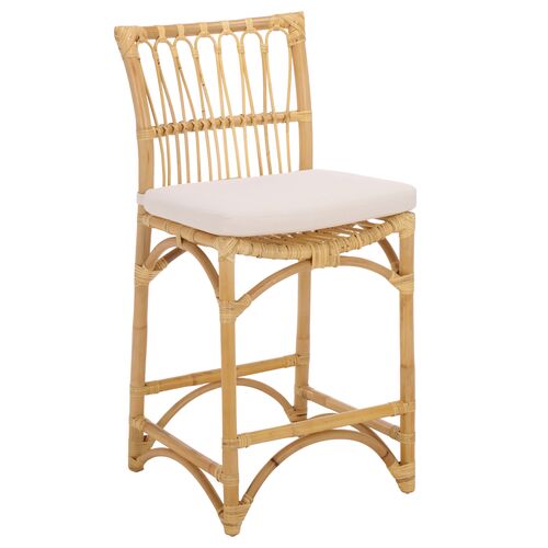 Ursule Rattan Counter Stool with Cushion Ursule Rattan Counter Stool with Cushion