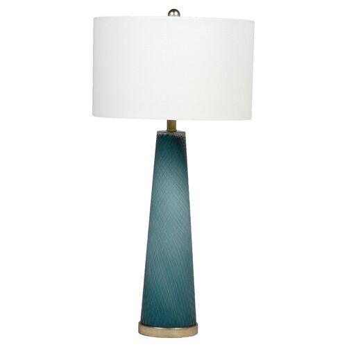 Brianna Table Lamp, Blue/Silver~P77357042