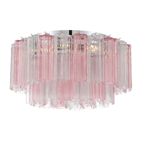 Addis Glass 7-Light Flush Mount