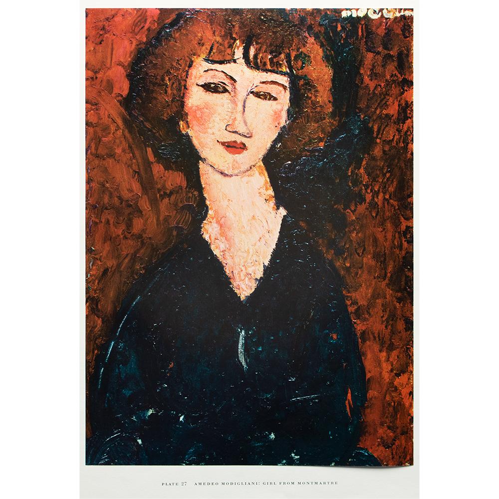 1950s Modigliani, Girl From Montmartre