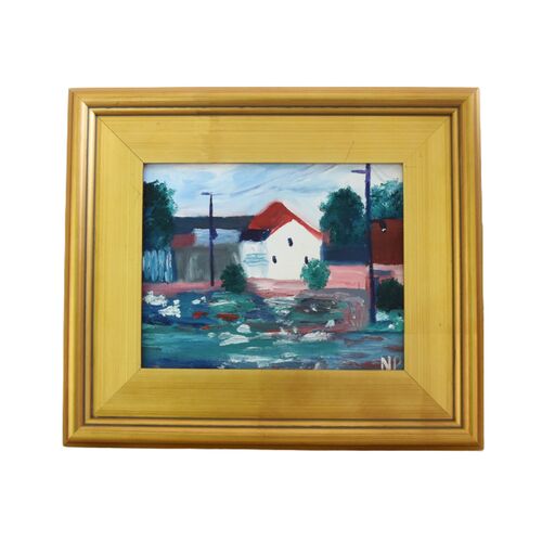 Impressionist House & Landscape Painting~P77669182