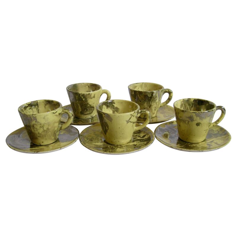 Kitchen & Dining Drink & Barware Sasha Brastoff Surf Ballet cup and