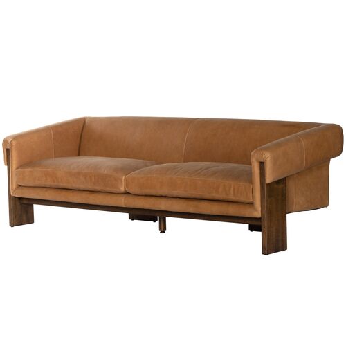 Grain Leather Sofa