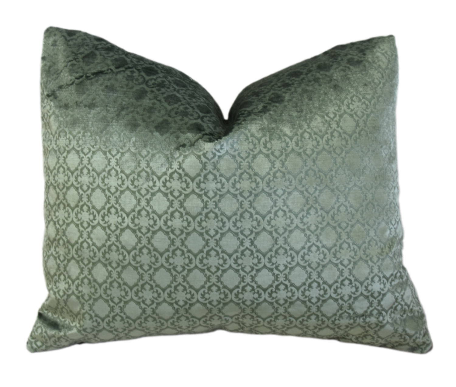 French Designer Green Velvet Pillow French Designer Green Velvet Pillow~P77758992