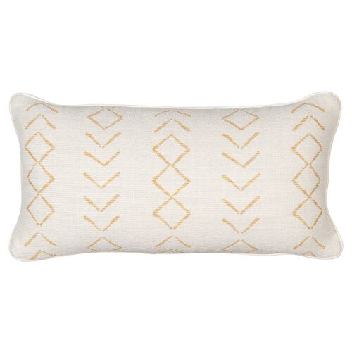 Sedona 12"x23" Outdoor Lumbar Pillow, Straw~P77650043