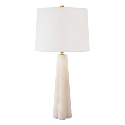 Quatrefoil Table Lamp, Alabaster~P76088540