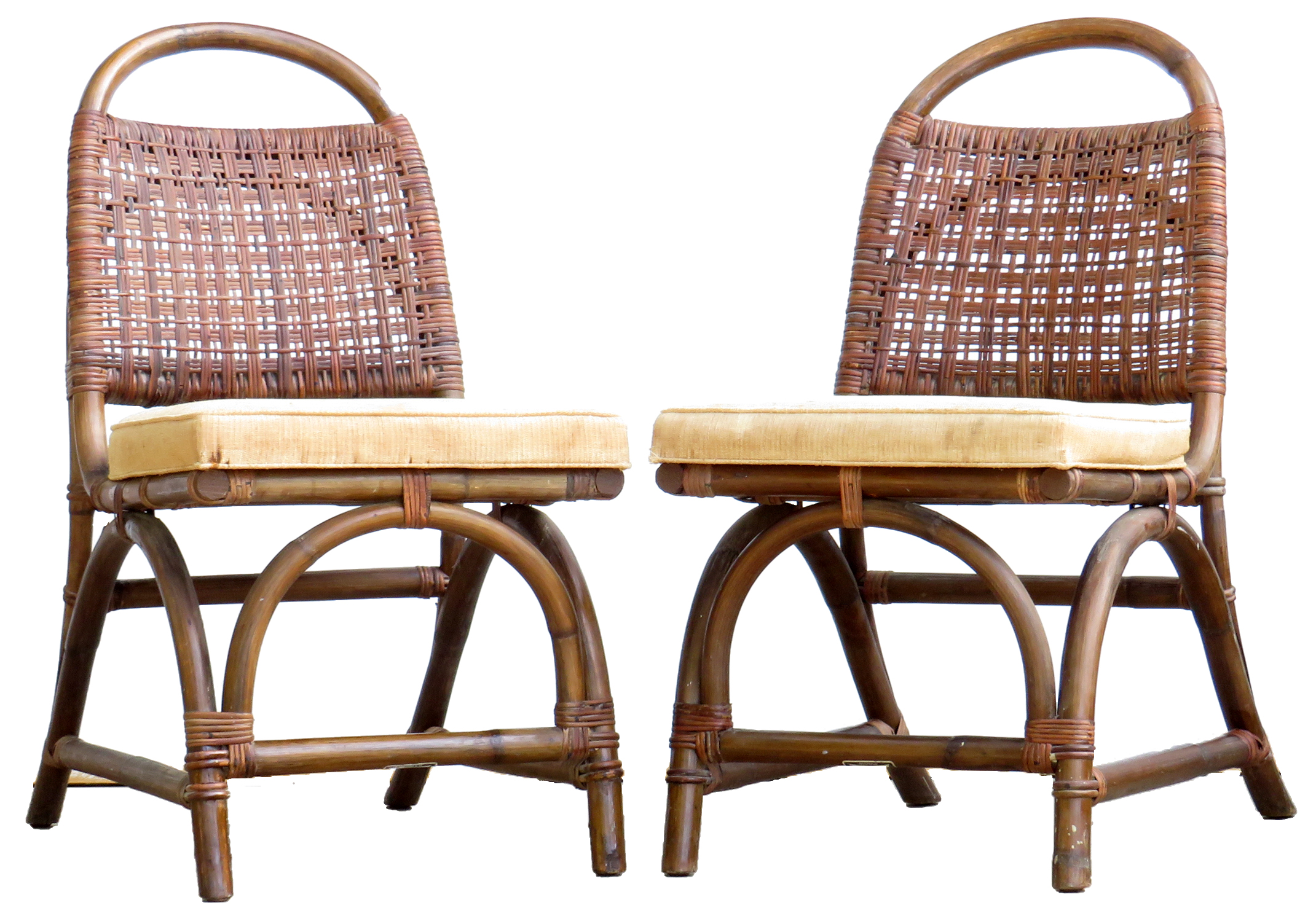 Vintage Calif-Asia Bamboo & Cane Chairs~P77661960
