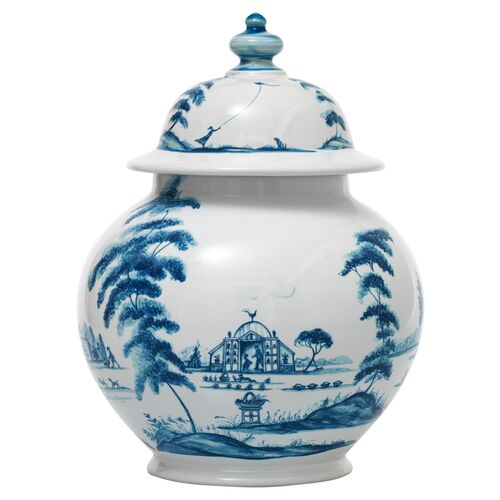 Country Estate Lidded Ginger Jar, Delft Blue~P77266885