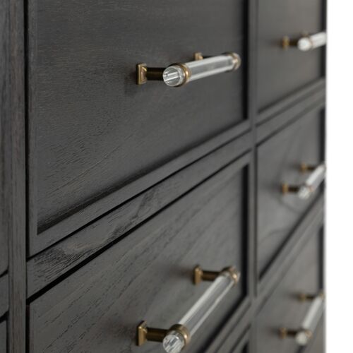 Alexandra 11-Drawer Dresser, Dark