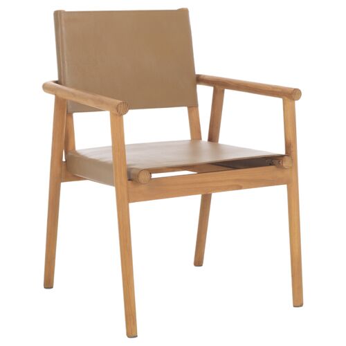 Veyrier Leather Dining Arm Chair Veyrier Leather Dining Arm Chair