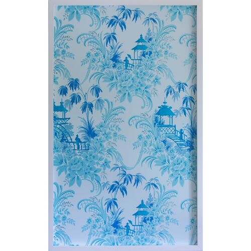 Dawn Wolfe, Pale Blue Pagoda Wallpaper Panel~P77571826