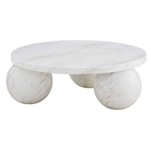 Aurora Coffee Table, Marble Concrete Aurora Coffee Table, Marble Concrete