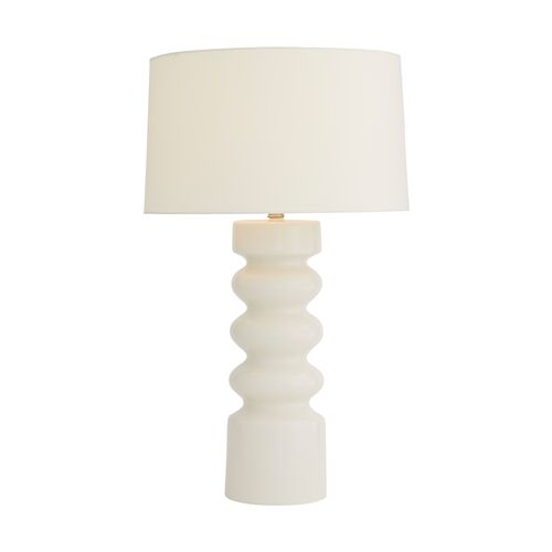 Wheaton Porcelain Table Lamp, White