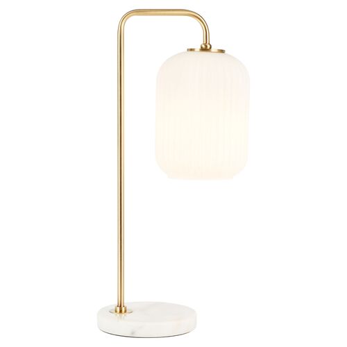 Santina Marble Table Lamp, Gold~P111124780