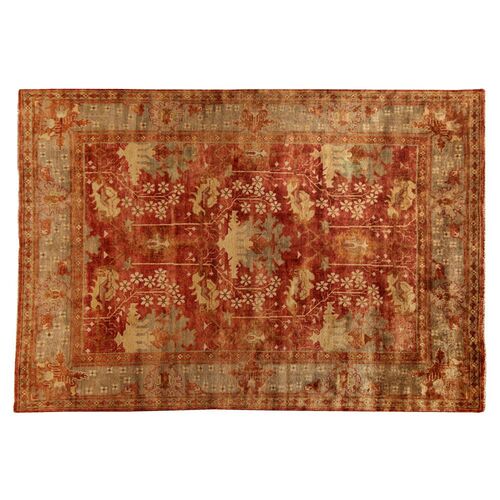 Geiger Oushak Rug, Brick~P75101210