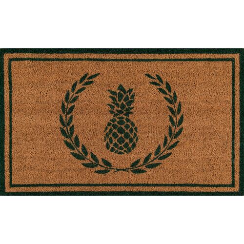1'6"x2'6" Pineapple Doormat, Green~P64570082