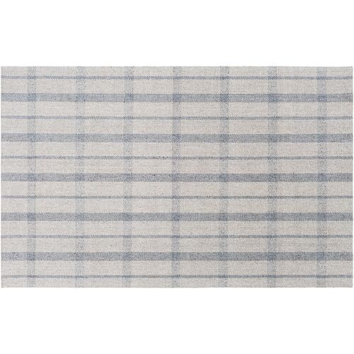 Pines Handwoven Rug, Ivory/Light Gray