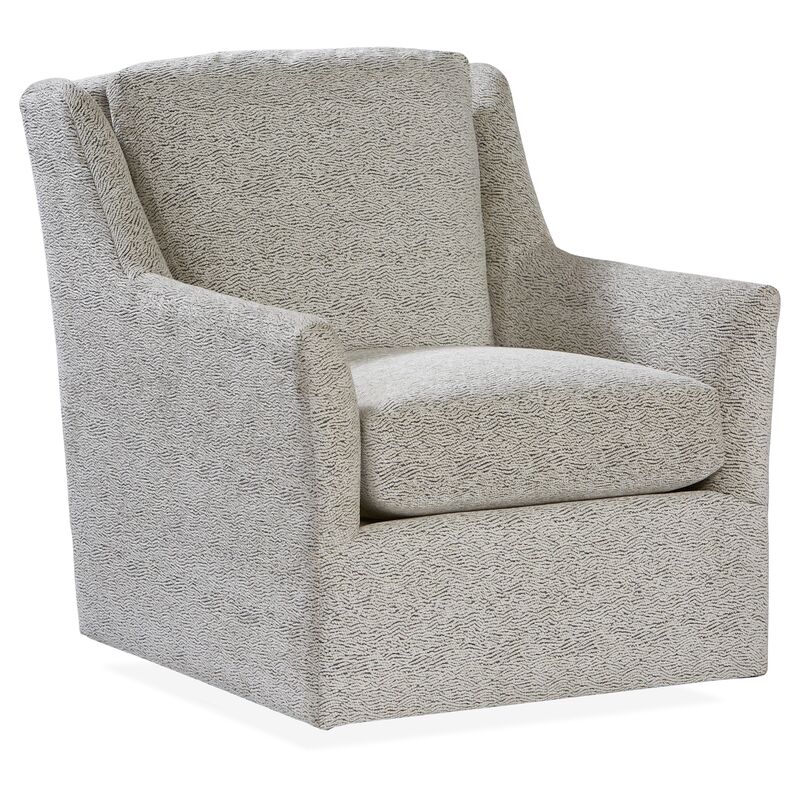 Eckford Swivel Chair, Gray
