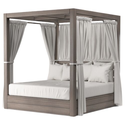 Farren Outdoor Aluminum Resort King Daybed