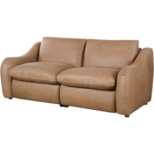 Santino Linen  Power Recliner 2-Piece Sectional Sofa