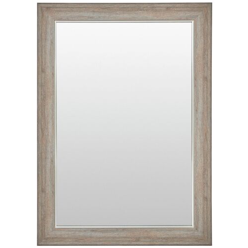 Luke Accent Wall Mirror, Beige