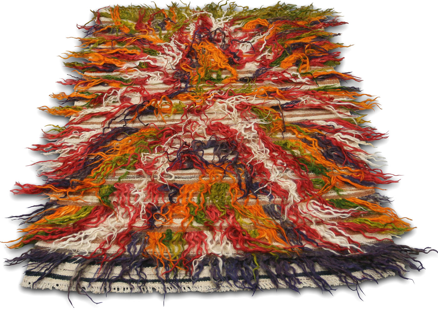 1960s Turkish Tulu Rug -2'7" x 3'10"~P77697450