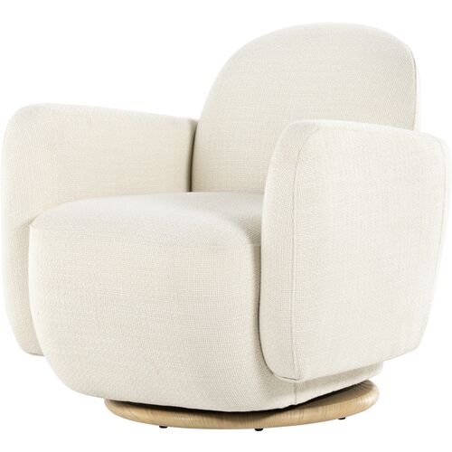 Moira Performance Swivel Chair, White~P77652927