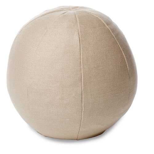 Emma 12x12 Ball Pillow, Dune Linen~P77390801