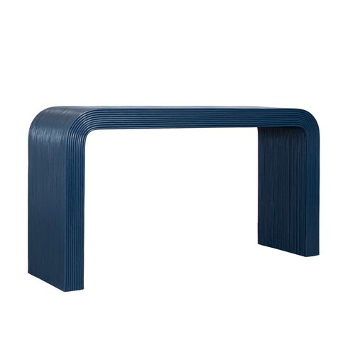 Bahia 60" Rattan Waterfall Console Table