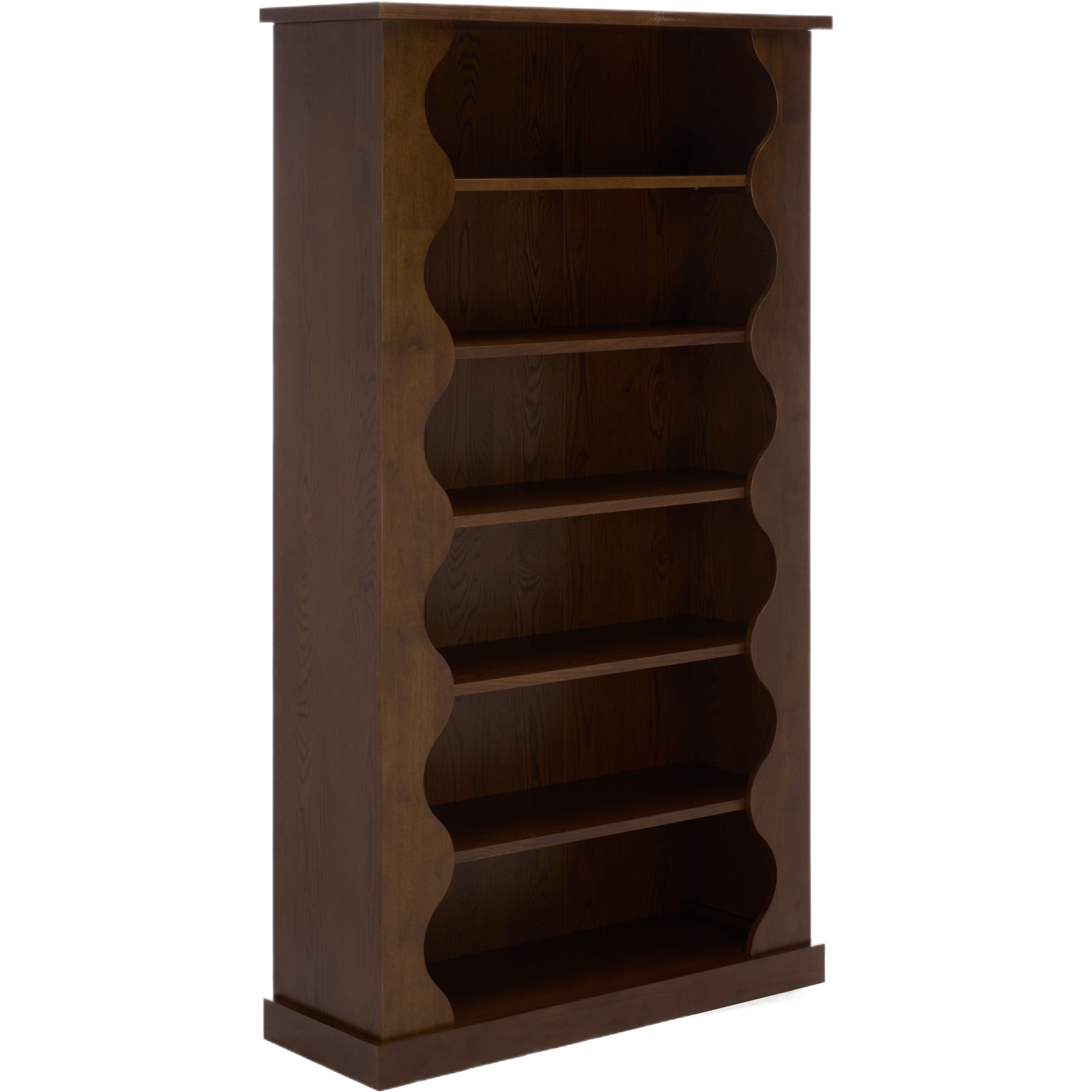 Adricksen Forged Iron 5-Shelf Bookshelf, Brass | One Kings Lane