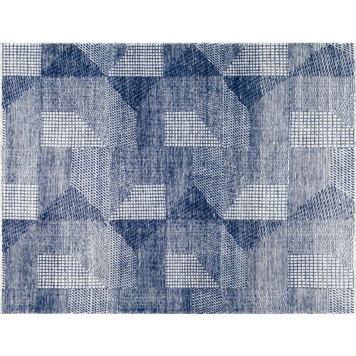 Weller Hand-Knotted Rug, Navy~P77606397