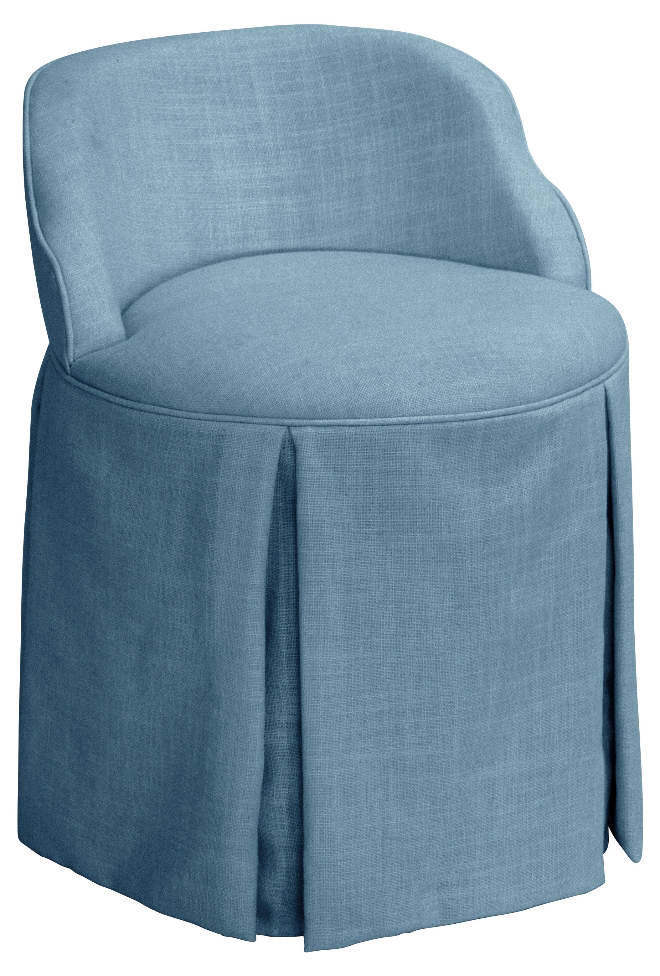 Addie Vanity Stool, Linen